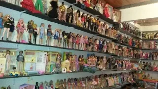 ROOM TOUR GRAN COLECCION DE BARBIE (+1000 dolls)EN COLOMBIA / BARBIE COLLECTION 2019 ROOM TOUR