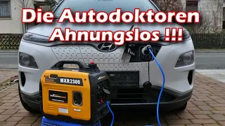 Die Autodoktoren Ahnungslos! Elektroauto laden mit Generator!  @Autodoktoren # E-Auto Spezial