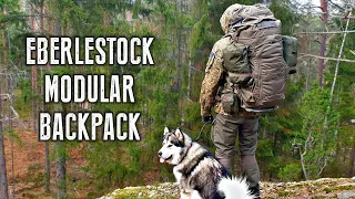 Modular backpack: Eberlestock F1 Mainframe + F65 Little Big Top + Savotta Vertical Pouch +  Multilid
