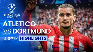 Highlights | Atletico vs Dortmund | Champions League 23/24 | Quarter Final | FC 24 | PS5 | 4K60