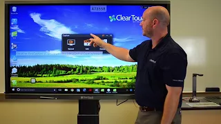 Clear Touch Interactive Panel / Touch Screen Display Demo