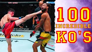 100 INCREDIBLE KNOCKOUTS