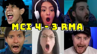 BEST COMPILATION | MAN CITY VS REAL MADRID 4-3 | PART 2 | LIVE REACTIONS | REACCIÓN | FANS CHANNEL