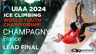 UIAA 2024 Ice Climbing World Youth Championships - Champagny  LEAD FINALS
