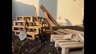 DIY Tiny House Build with Mini Bricks &  Wood / Dream House / PART 1