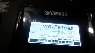 como Aguardar sonidos en los bancos de registro del piano Yamaha PsrE473