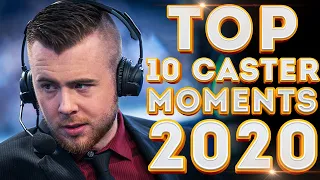 TOP 10 Caster Moments of Pro Dota 2 in 2020