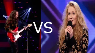 Fantasy Match up Faela Van Deyzen (@faela_mayflower_official) vs Janet Devlin (@janetdevlinofficial)