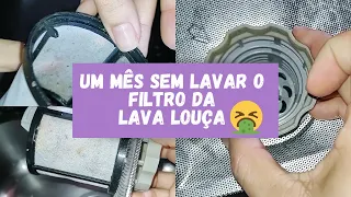 Limpeza do filtro da lava louças / Lava louça Midea 14 serviços