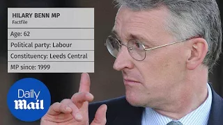 Hilary Benn: A look back at the labour MP's political career - Daily Mail