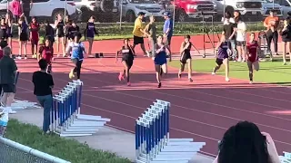 MS District Track Meet Georgetown Girls 8th grade 100m dash