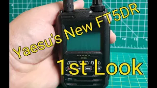 Yaesu's New FT5DR HT #ywesu #ft5dr #hamradio #hamharder