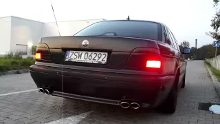 BMW 750 E38 5.4 v12 Magnaflow Exhaust Sound 750i