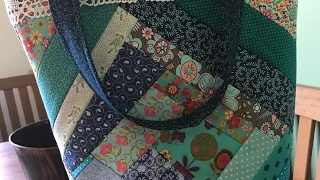 Bolsa Crazy retalhos #patchwork #retalhos #costura #bolsa #bolsatecido