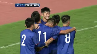 【精華】2023 台灣運彩國際男子足球積分邀請賽 中華台北 VS 泰國