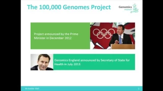 The 100,000 Genomes Project