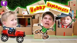 HobbyHamburger Box Fort Challenge! by HobbyFamily