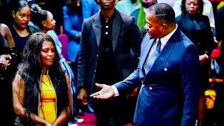 ACCURATE PROPHECY:  Watch how the man of God goes off mic on her