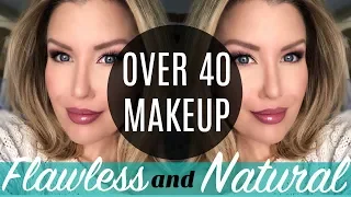 MAKEUP FOR MATURE SKIN | Natural Looking Foundation Routine for TEXTURE, WRINKLES, LARGE PORES