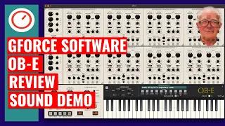 Gforce Software OB-E Plugin Review & Sound Demo (Oberheim 8 Voice Synthesizer Emulation)