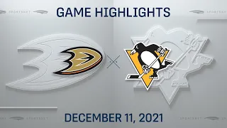 NHL Highlights | Ducks vs. Penguins - Dec. 11, 2021