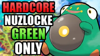 Pokémon Scarlet Hardcore Nuzlocke - Green Pokémon Only (No items, no overleveling)