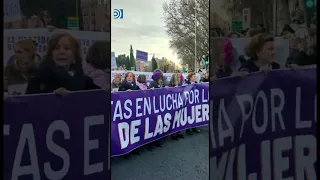 Las feministas muestran su enfado con Irene Montero