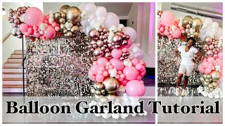 Balloon Garland on Shimmer Wall Tutorial | How To