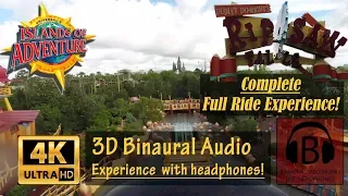 Dudley Do-Right's Ripsaw Falls POV [4K | 3D Audio] Islands of Adventure