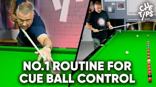 Stephen Hendry's Number 1 Routine To IMPROVE Cue Ball Control