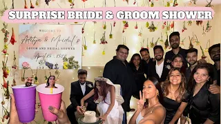 We planned a SURPRISE Bride & Groom Shower!! 😱🥳👰‍♀️🤵🏻