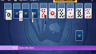 Microsoft Solitaire Collection: Spider - Expert - August 11, 2018