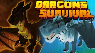 НОВЫЙ МОД НА ПРЕВРАЩЕНИЕ В ДРАКОНА! ПОЛНЫЙ ГАЙД ОБЗОР МОДА DRAGONS SURVIVAL НА MINECRAFT