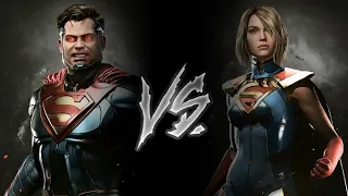 Injustice 2 - Superman Vs. Supergirl (VERY HARD)