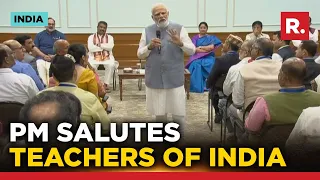 PM Modi Interacts With Teachers On The Eve Of Teacher's Day