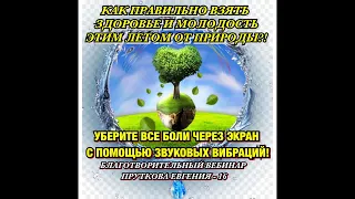 КАК НЕ ЕСТЬ ВРЕДНУЮ ПИЩУ И ПОЛУЧАТЬ ЭНЕРГИЮ ОТ ПРИРОДЫ? ИСЦЕЛЯЮЩИЕ ЗВУКОВЫЕ ВИБРАЦИИ СТОПАПТЕКИ - 16