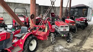 БУ міні трактори 🚜 з Японії у VRM-Техніка! Розвантажили нове надходження!