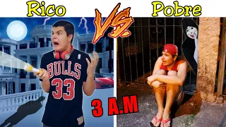 RICO VS POBRE NA ESCOLA #37 - 3 HORAS DA MANHÃ !!!