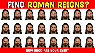 WWE QUIZ CHALLENGE 💪 Can You Find Roman Reigns, Seth Rollins, Brock Lesnar and Cody Rhodes