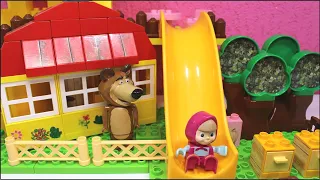 Masha and The Bear Big Blocks House 🔴🔴  Masha adn The Bear Toys Video