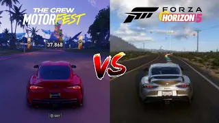 The Crew Motorfest vs Forza Horizon 5 Toyota Supra Comparison