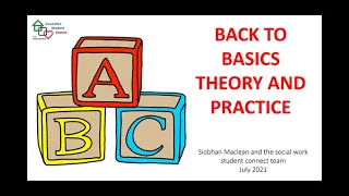 Social Work Theory : an A to Z (Social Work Student Connect Webinar 52)