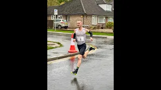 10KM ROAD RACE IN TORRENTIAL RAIN ☔️ #shorts