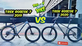 TREK ROSCOE 2020 vs TREK ROSCOE 2019 (comparison / quick look)