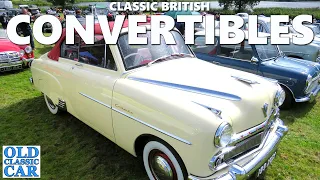 Classic British convertibles, drophead coupes, touring cars MG Austin Morris Triumph Jaguar Morgan+