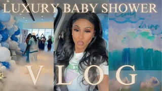 Huge Baby Shower VLOG | Giant Balloon Wall | Missed Burna Boy Concert