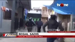 Aksi Kejar-Kejaran Polisi Tangkap Begal Sadis di Makassar, Sulsel