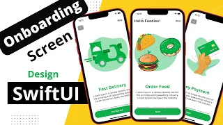 Unique Onboarding Screen UI in SwiftUI Xcode