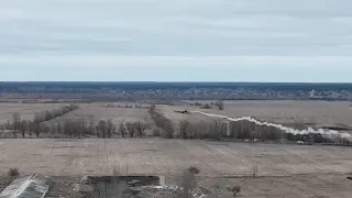 Russian Mil Mi-24 Helicopter shot down by Ukrainian Forces // 05 March 2022