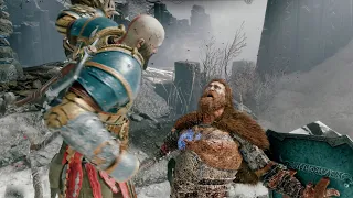Kratos Regrets Killing Magni + Modi - God of War Ragnarok Valhalla Boss Fight